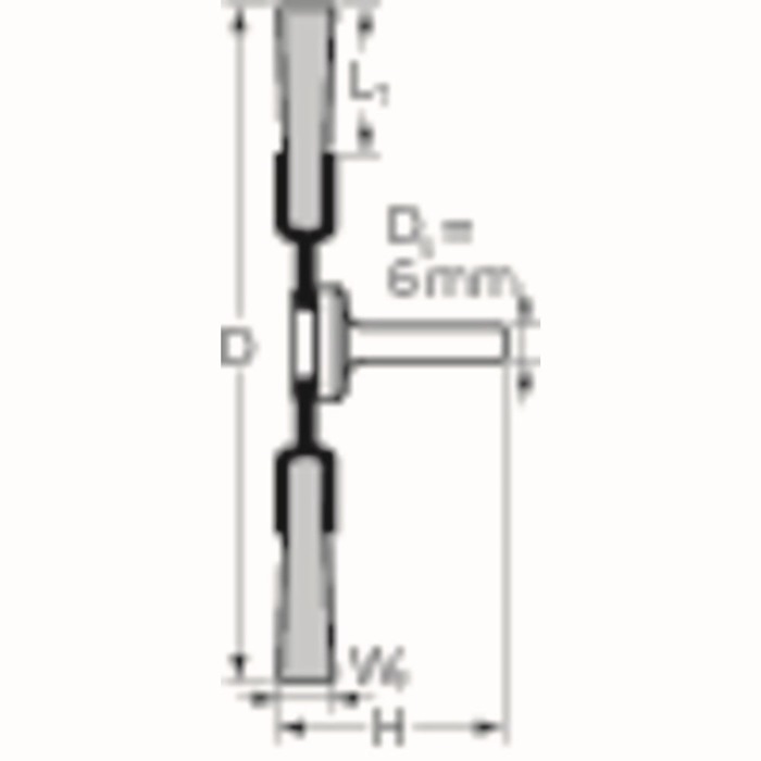 8000433010 - Detailbild_Rundbürste RBU ST D.20mm Drahtstärke 0,2mm STA 4mm PFERD
