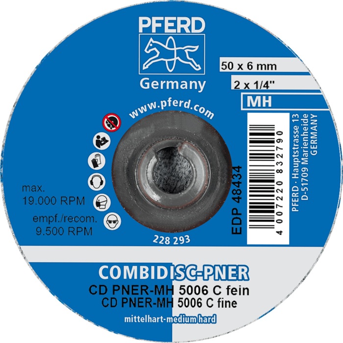 8000435896 - Detailbild5_Vliesronde CD PNER-MH 5006 SiC F Außen-D.50mm B.6mm COMBIDISC mittelhart