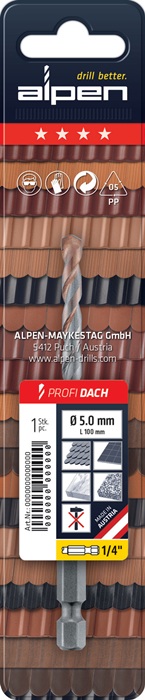 8000448883 - Detailbild_Dachziegelbohrer D.4mm Gesamt-L.100mm ALPEN