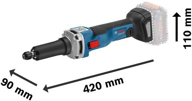 8000461536 - Detailbild_Akku-Geradschleifer GGS 18V-23 LC Plus Professional 18 V 23000 min-¹ 3-8 mm