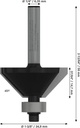 8000461591 - Detailbild_Fasefräser Standard for Wood Arbeits-L.14,6mm DxB 35x13mm L.56mm 45Grad BOSCH