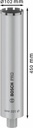 8000461592 - Detailbild_Diamantbohrkrone PRO Arbeits-L.450mm D.102mm 9Segmente BOSCH