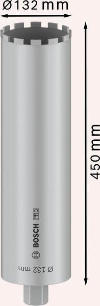 8000461594 - Detailbild3_Diamantbohrkrone PRO Arbeits-L.450mm D.132mm 11Segmente BOSCH