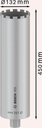 8000461594 - Detailbild3_Diamantbohrkrone PRO Arbeits-L.450mm D.132mm 11Segmente BOSCH
