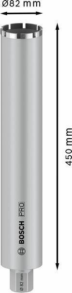 8000461602 - Detailbild2_Diamantbohrkrone PRO Arbeits-L.450mm D.82mm 7Segmente BOSCH