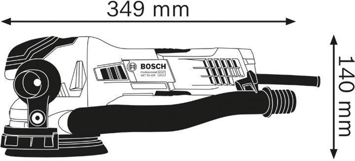8000461617 - Detailbild_Exzenterschleifer GET 55-125 Aufnahme-L.550W Schleifteller-D.125mmm BOSCH