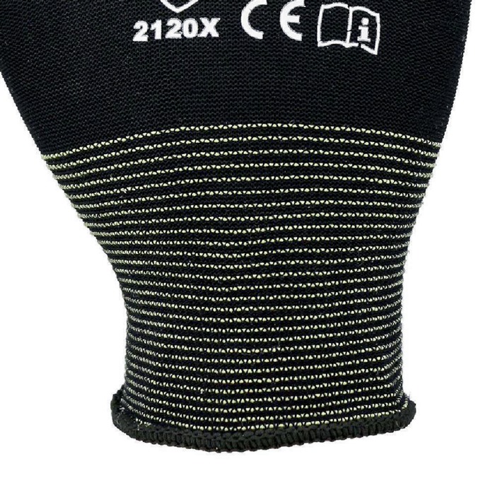 4000371154 - Detailbild4_Handschuhe Gr.7 schwarz PA m.Soft-Polyurethan ASATEX