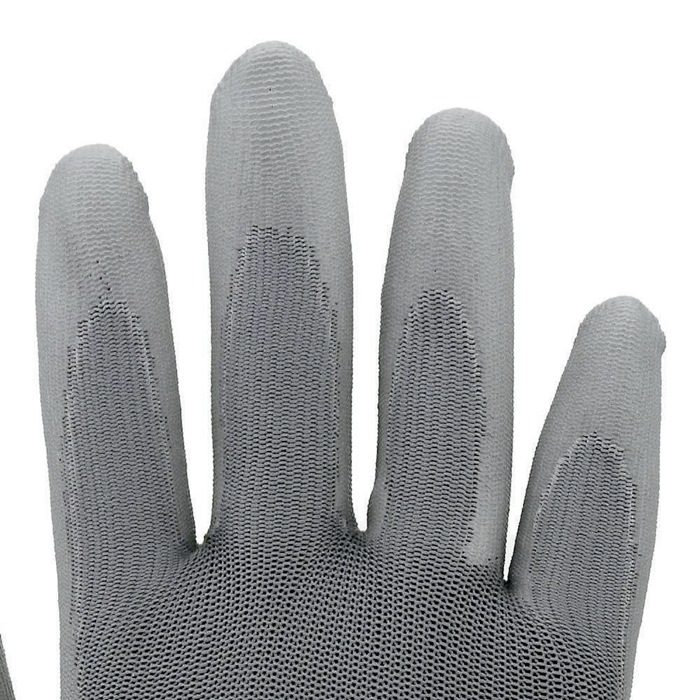 4000371269 - Detailbild_Handschuhe Gr.8 grau EN 388 PSA II Nyl.m.PU ASATEX