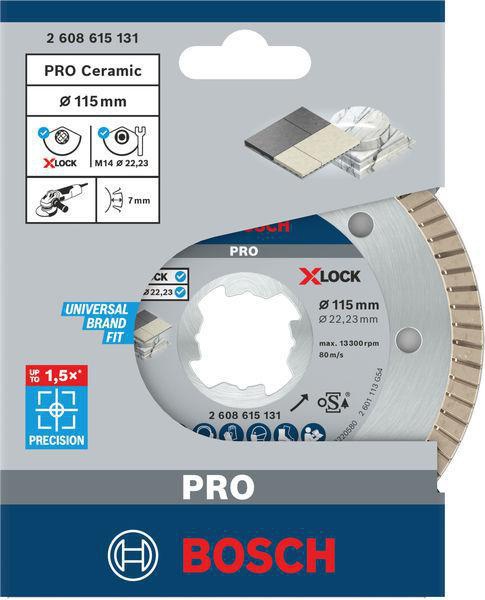 8000500142 - Detailbild2_Diamanttrennscheibe X-LOCK PRO Ceramic D.115mm Schnitt-B1,4mm