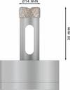 8000500150 - Detailbild5_Diamanttrockenbohrer PRO Ceramic dry Arbeits-L.30mm D.14mm X-LOCK BOSCH