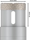 8000500159 - Detailbild5_Diamanttrockenbohrer PRO Ceramic dry Arbeits-L.35mm D.38mm X-LOCK BOSCH