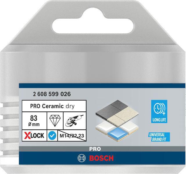 8000500172 - Detailbild2_Diamanttrockenbohrer PRO Ceramic dry Arbeits-L.35mm D.83mm X-LOCK BOSCH