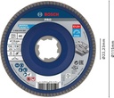 8000500184 - Detailbild3_Fächerschleifscheibe PRO X571 D.115mm Körnung 80 gerade X-LOCK BOSCH