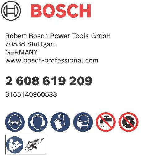 8000500186 - Detailbild_Fächerschleifscheibe PRO X571 D.125mm Körnung 40 gerade X-LOCK BOSCH