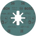 8000500200 - Detailbild_Fiberscheibe PRO R780 D.115mm Körnung 36 Sternloch X-LOCK BOSCH