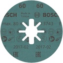 8000500202 - Detailbild_Fiberscheibe PRO R780 D.115mm Körnung 60 Sternloch X-LOCK BOSCH