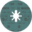8000500205 - Detailbild5_Fiberscheibe PRO R780 D.125mm Körnung 120 Sternloch X-LOCK BOSCH