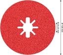 8000500206 - Detailbild_Fiberscheibe PRO R780 D.125mm Körnung 36 Sternloch X-LOCK BOSCH