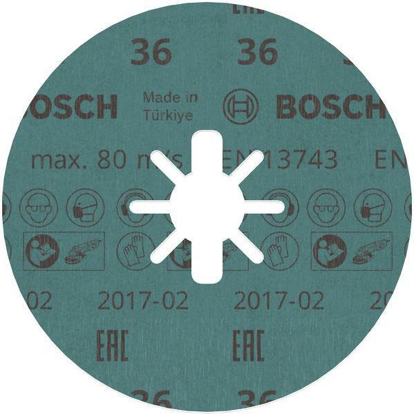 8000500206 - Detailbild3_Fiberscheibe PRO R780 D.125mm Körnung 36 Sternloch X-LOCK BOSCH