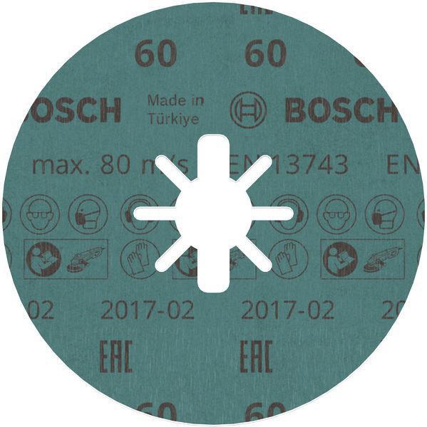 8000500208 - Detailbild2_Fiberscheibe PRO R780 D.125mm Körnung 60 Sternloch X-LOCK BOSCH