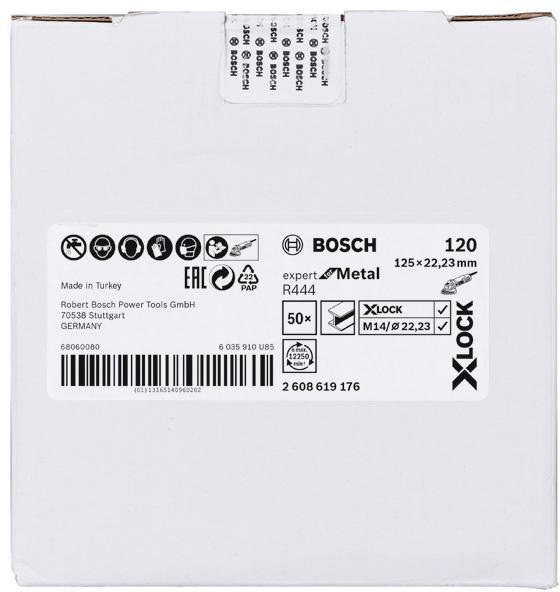 8000500217 - Detailbild2_Fiberschleifscheibe X-LOCK R444 Expert for Metal D.125mm Körnung 120 BOSCH