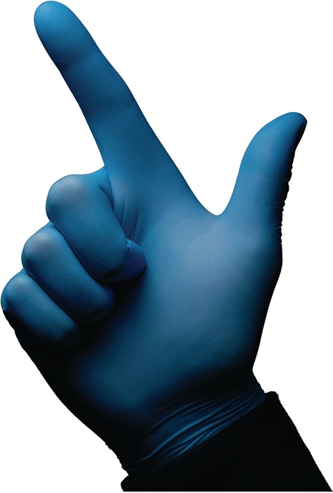 4000371521 - Detailbild_Einw.-Handsch.Blue Eco Plus Gr.L blau Nitril 100 St./Box