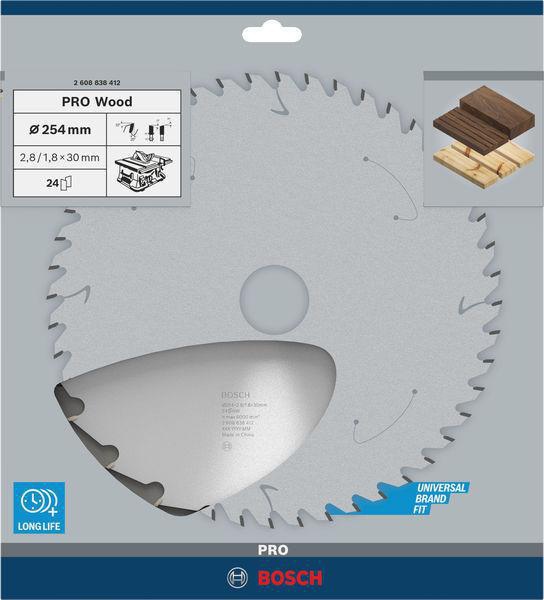 8000500276 - Detailbild_Kreissägeblatt PRO Wood D.216mm 24Zähne WZ Schnitt-B.2,6mm