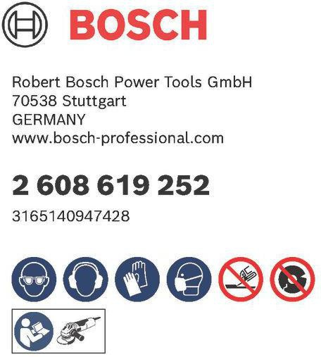 8000500394 - Detailbild_Trennscheibe PRO Metal D.115mm Dicke 1,6mm gerade X-LOCK BOSCH