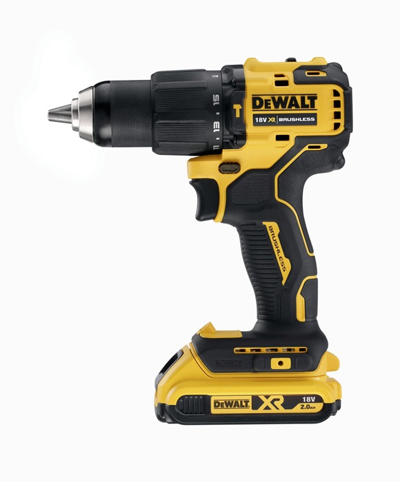 8000504071 - Detailbild2_Akku-Schlagbohrschrauber DCD709D2T 18V 2Ah 1,5-13mm DEWALT