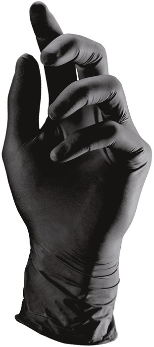 4000371822 - Detailbild2_Einw.-Handsch.Semperguard® Sapphire XP black Gr.S schwarz Nitril 100 St./Box