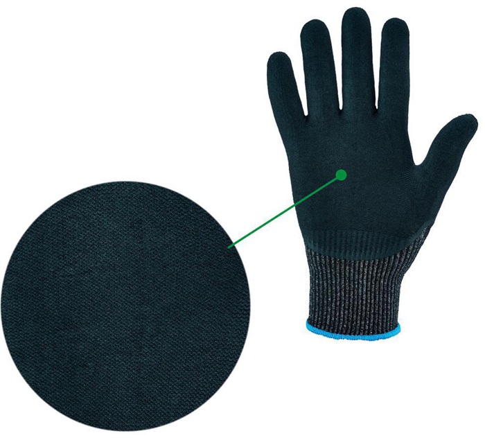 4000371866 - Detailbild_Schnitthandschuh Comfort Cut Gr.11 schwarz meliert/schwarz EN 388 PSA II 12 PA