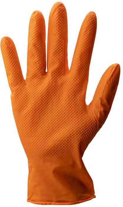 4000371941 - Detailbild_Einw.-Handsch.Grip Orange Gr.11 orange Nitril 50 St./Box