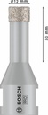 8000602846 - Detailbild5_Diamanttrockenbohrer PRO Ceramic dry Arbeits-L.30mm D.12mm BOSCH