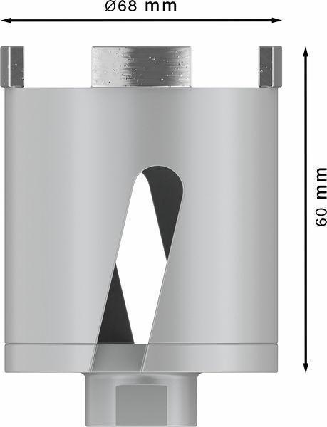 8000602847 - Detailbild_Diamantdosensenker PRO Socket D.68mm Segment-H.10mm Arbeits-L.60mm 4 Segmente