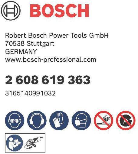 8000602854 - Detailbild2_Trennscheibe PRO Stainless Steel and Metal D.125mm Dicke 1,6mm T41 X-LOCK BOSCH