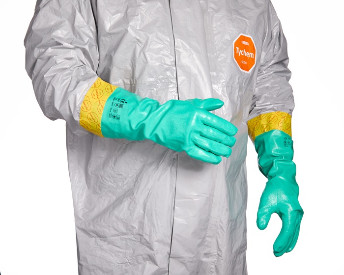 4000375937 - Detailbild_Handschuhtape Tape Tychem 6000 L.50m gelb Rl.DUPONT