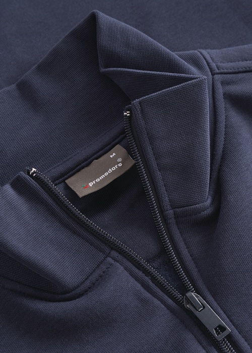 4000377036 - Detailbild2_Sweatshirt Troyer Side Pocket Gr.L navy PROMODORO