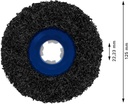 8000654186 - Detailbild2_Grobreinigungsscheibe PRO N377 X-LOCK D.125mm Bohrungs-D.22,23mm f.Metall BOSCH