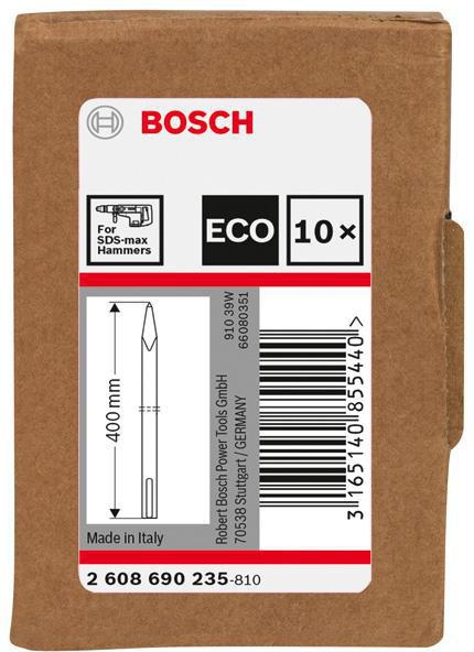 8000654187 - Detailbild_Spitzmeißel L.400mm SDS-max f.Beton/Baustein 10er Pack BOSCH