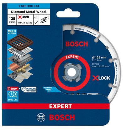 8000654190 - Detailbild3_Diamanttrennscheibe Expert Diamond Metal Wheel X-LOCK D.125mm Bohr.22,23mm
