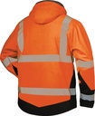 4000378436 - Detailbild_Warnschutz-Softshelljacke Lukas Gr.L orange/schwarz ELYSEE