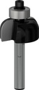 8000740074 - Detailbild2_Hohlkehlfräser Arbeits-L.12,7mm D.25,4mm L.54mm Radius 6,3mm Schaft 1/4Zoll