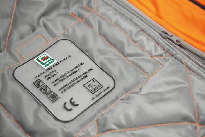 4000378436 - Detailbild2_Warnschutz-Softshelljacke Lukas Gr.L orange/schwarz ELYSEE