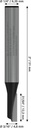 8000740081 - Detailbild3_Nutfräser Arbeits-L.12,7mm D.4,8mm L.48mm Schaft 1/4Zoll BOSCH
