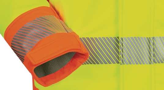 4000378614 - Detailbild_Warnschutzsoftshelljacke Rickmer Gr.XXL gelb/orange ELYSEE