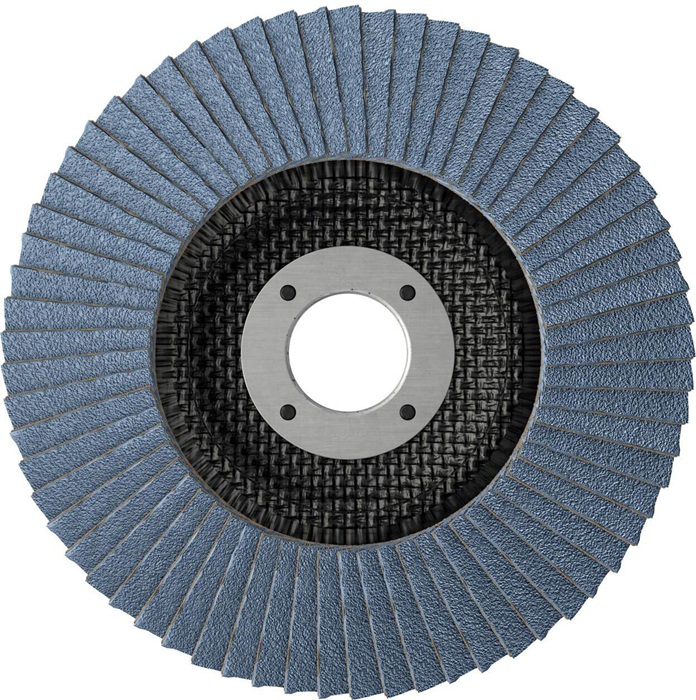 8000757508 - Detailbild3_Fächerscheibe BASIC D.125mm K.60 gekr.Stahl,VA ZA-ZK TYROLIT