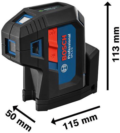 8000771501 - Detailbild3_Punktlaser GPL 5 G Arbeitsbereich bis 30m IP65 Laserkl.2 m.Batterien BOSCH
