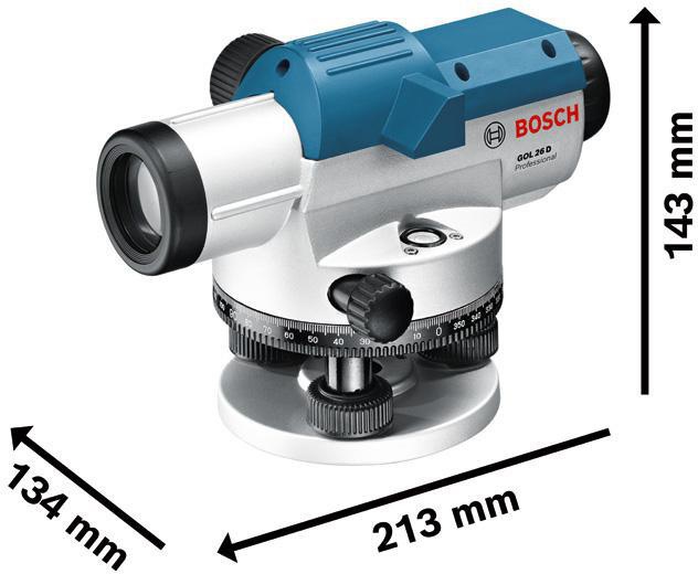 8000771502 - Detailbild5_Nivelliergerät GOL 26 D Arbeitsbereich bis 100m IP54 m.Messstab BOSCH