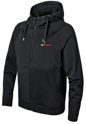 8000771574 - Detailbild_Hoodie GHH 12+18V XA Akku-Spannung 12V Gr.S schwarz m.Akku BOSCH