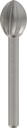 8000793743 - Detailbild_Hochgeschwindigkeitsfräsmesser DREMEL® Arbeits-D.7,8mm Schaft-D.3,2mm BOSCH